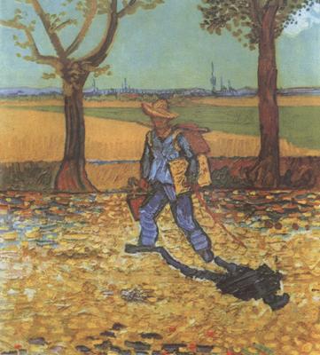 Vincent Van Gogh The Painter on His way to Work (nn04) France oil painting art